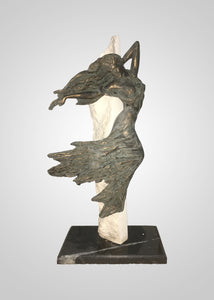 Flaying Woman Sculpture