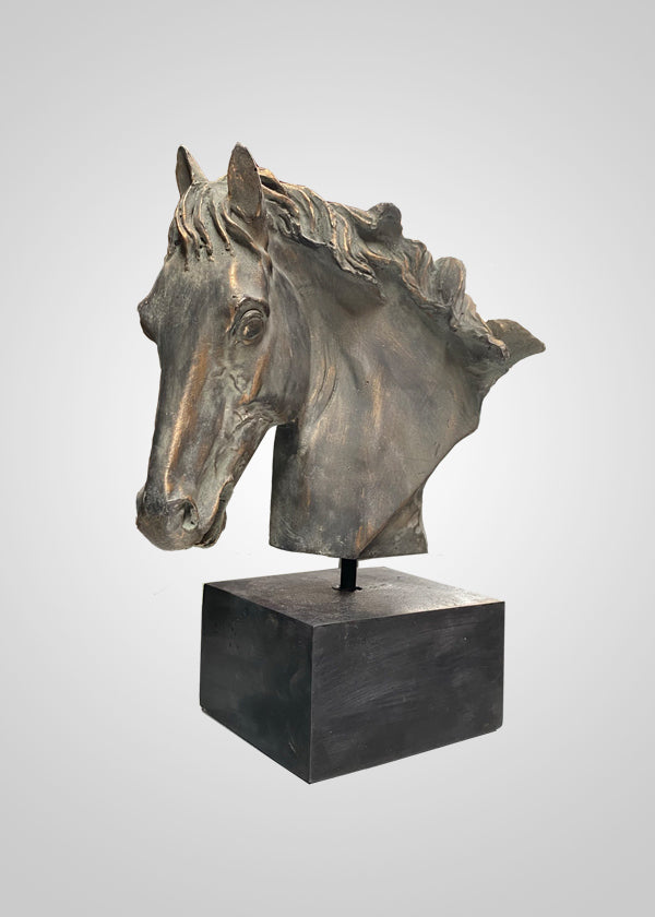 Horse Face Statue