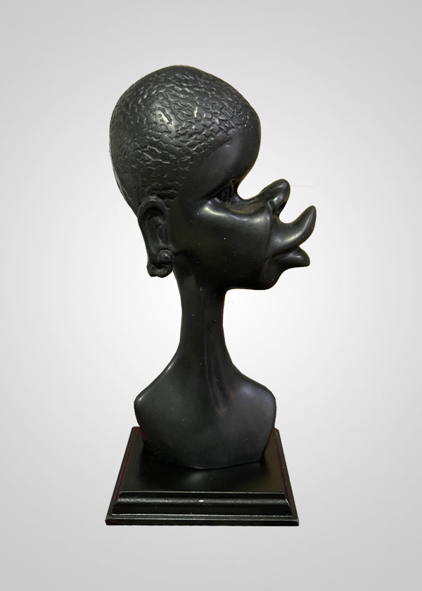 African Face Statue