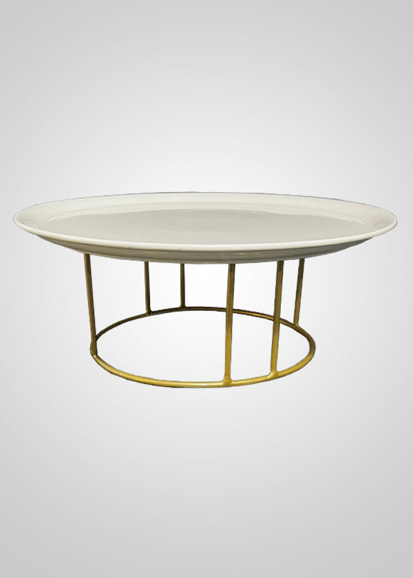 Serving Plate With Holder