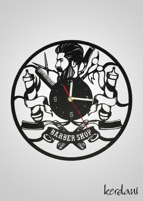 Barber Shop Wall Clock