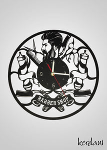 Barber Shop Wall Clock