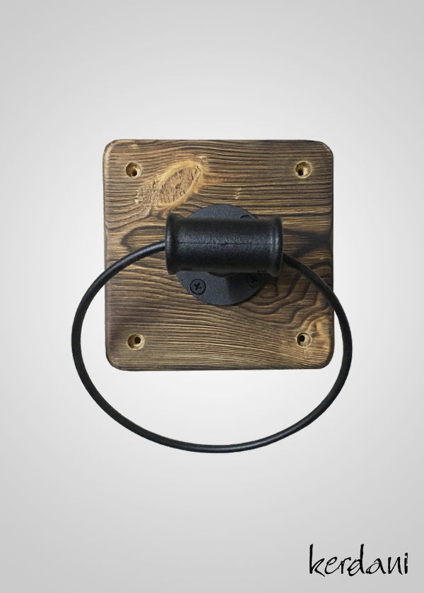 Industrial Ring Towel Hanger