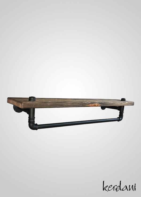Towel Rack with a Shelf